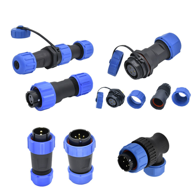 品質  Industrial IP68 Waterproof Power Connector SP Series 2 - 12 Pin Panel Mount 工場