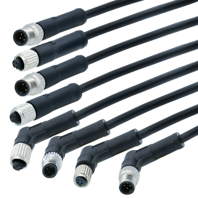 品質  IP68 Waterproof Cable Connector Male To Female M5 M8 M12 M16 Molding Cable 工場
