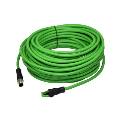 Rj45コネクターへの男女の防水M12はB D X評価される屋外のCMXをコードした