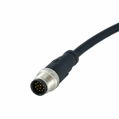 IP68女性の男性M12の防水コネクター22AWG 24AWG 26AWG M12のケーブル コネクタ