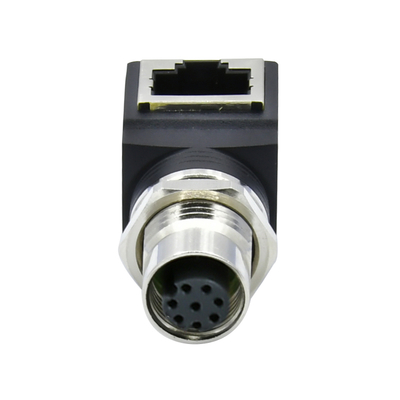 M12 から RJ45 イーサネット 接続器 男性 女性 IP67 防水 3-17 ピン