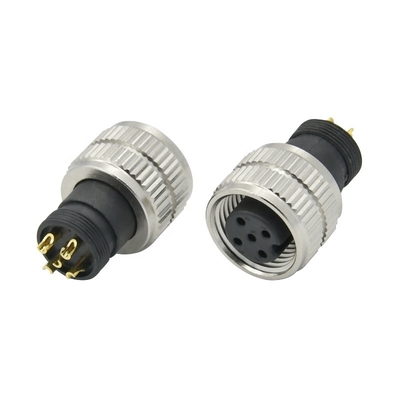 M12 丸型コネクタ IP68 防水 3-17 ピン オス メス