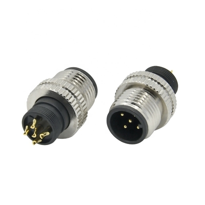 M12 丸型コネクタ IP68 防水 3-17 ピン オス メス
