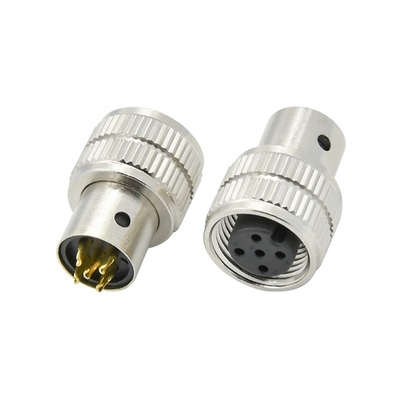 M12 丸型コネクタ IP68 防水 3-17 ピン オス メス