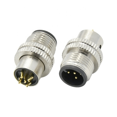 M12 丸型コネクタ IP68 防水 3-17 ピン オス メス