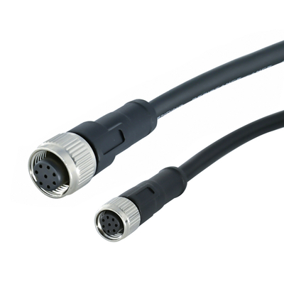 Rigoal M12 から M8 男性 女性 防水接続器 IP67 IP68 3-17 ピン