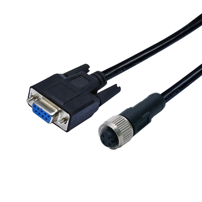 M12 - D-Sub 防水コネクタ IP68 DB9 DB15 DB25 DB37