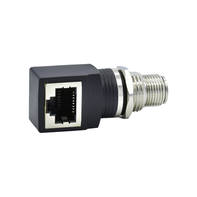 M12 Xコード RJ45プラグケーブル IP67 IP68 防水産業イーサネット