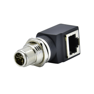 M12 Xコード RJ45プラグケーブル IP67 IP68 防水産業イーサネット