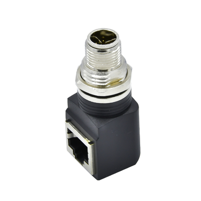 M12 Xコード RJ45プラグケーブル IP67 IP68 防水産業イーサネット