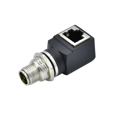 M12 Xコード RJ45プラグケーブル IP67 IP68 防水産業イーサネット