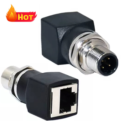 M12 Xコード 女性 RJ45 コンネクタ IP67 IP68 防水