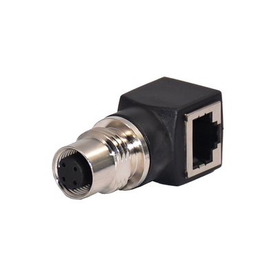 M12 Xコード 女性 RJ45 コンネクタ IP67 IP68 防水