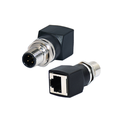 M12 Xコード 女性 RJ45 コンネクタ IP67 IP68 防水