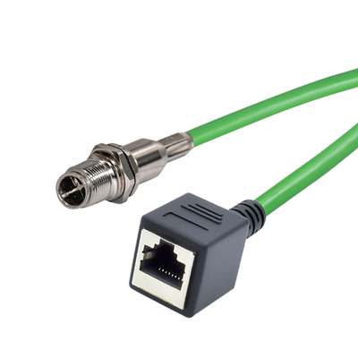 産業用M12 - RJ45 B D Xコード IP67イーサネットコネクタ