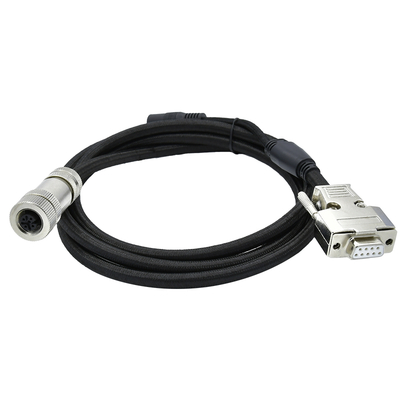 M12 to DB9 Waterproof Connector Cable IP67 IP68 250V 4A