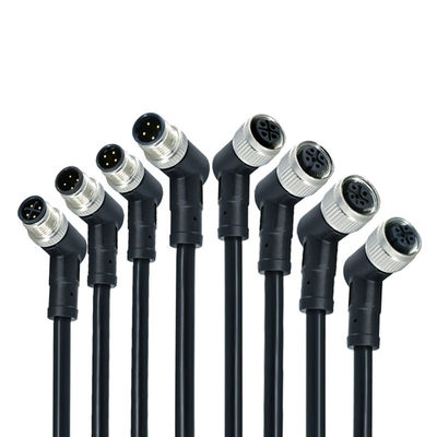 M12 防水コネクタ IP68 3-17 ピン 男性 女性 スクロールタイプ DIN