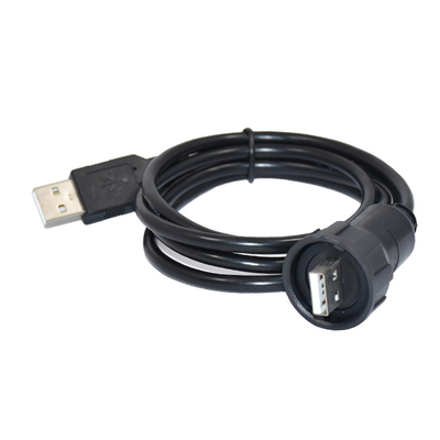 Rohsの女性のパネルUSB 2.0ケーブルへの産業イーサネット コネクターの男性USB 2.0